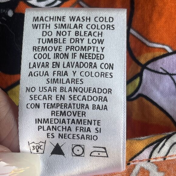 Disney Halloween Scrub Top Womens 3X Multicolor Cotton Medical Frankenbride - Picture 7 of 11